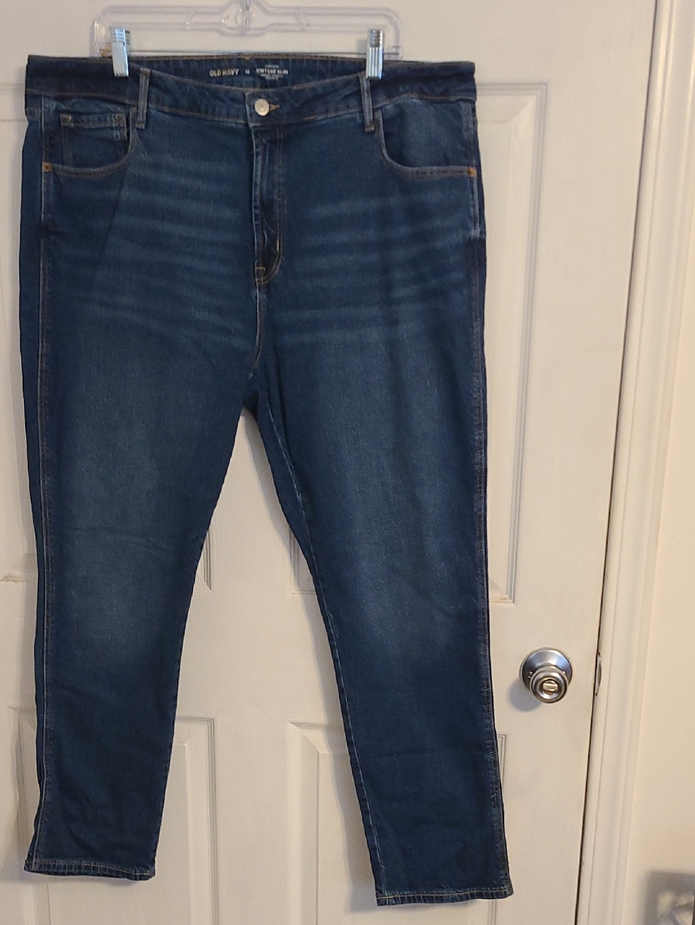 Old Navy Dark Blue Vintage Slim High-Rise Jeans
